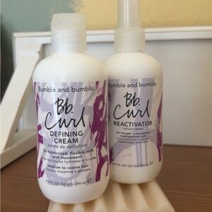 Bumble and bumble Curl Defining Cream and Reactivator